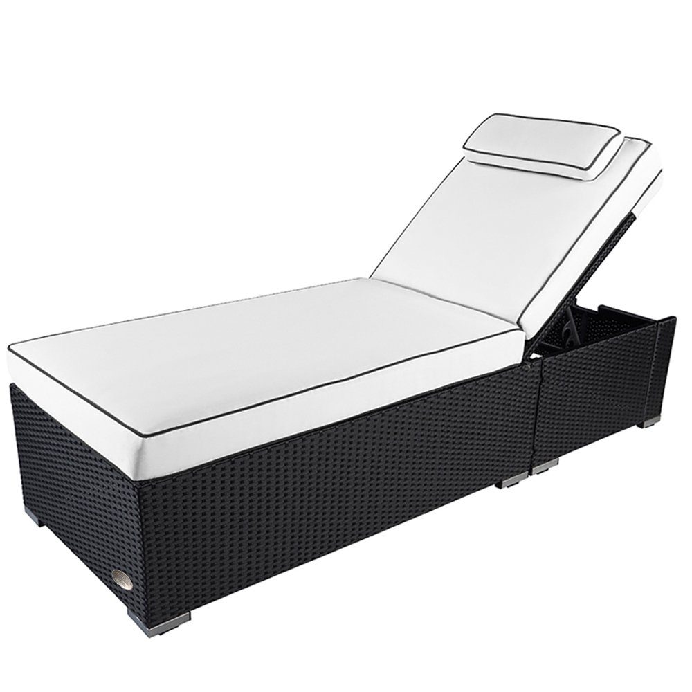 RS Trade Gartenliege Sonnenliege Verona High, Strandliege Garten